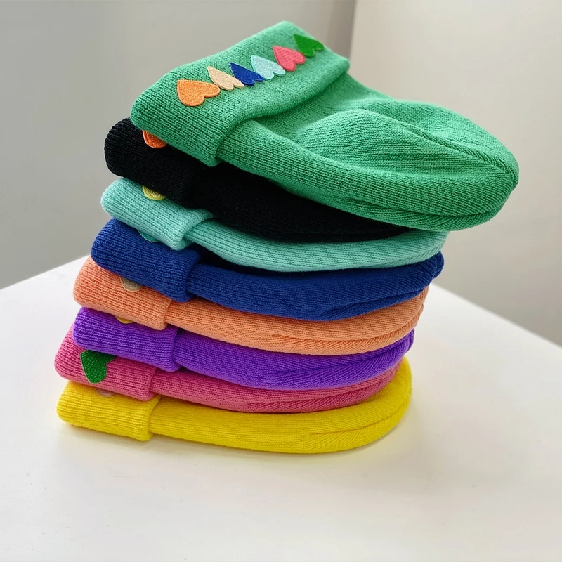 Детские зимние вязаные шапки для маленьких мальчиков и девочек дизайнерские в