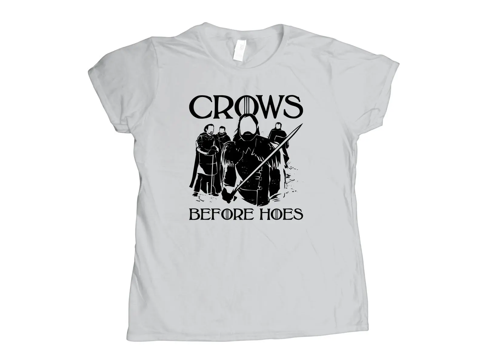 Crows Before Hoes on Женская футболка 2019 модная Новая металлическая полоса стиль футболки