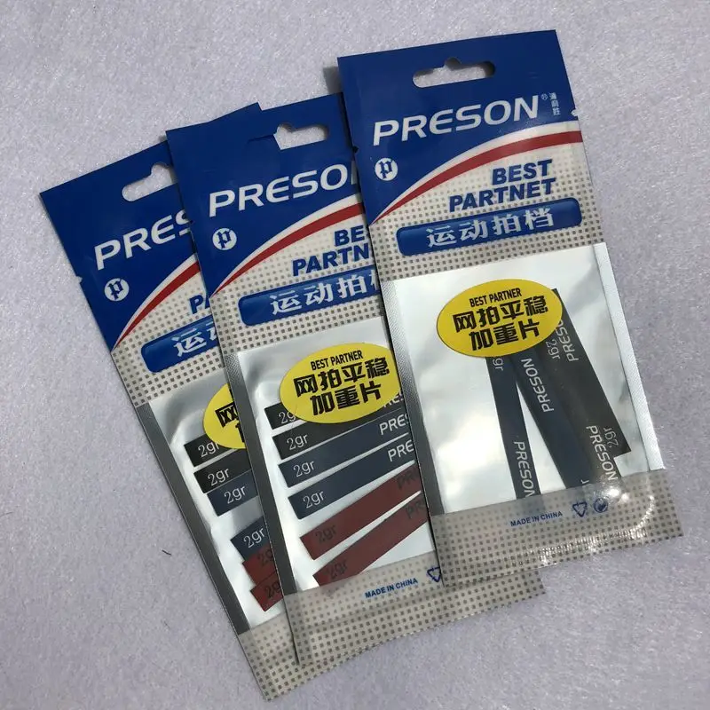 (1 pack=6pcs) TAAN Tennis rackets heavier sticker racket weight and balance strips balancer 2g silicone lead aggravated | Спорт и