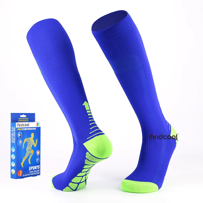 Мужские профессиональные Компрессионные носки дышащие для путешествий подходят