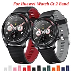 Силиконовый ремешок для huawei watch gt 2 band 46 мм, браслет для galaxy active 46 мм HONOR Magic, браслет для смарт-часов GT2