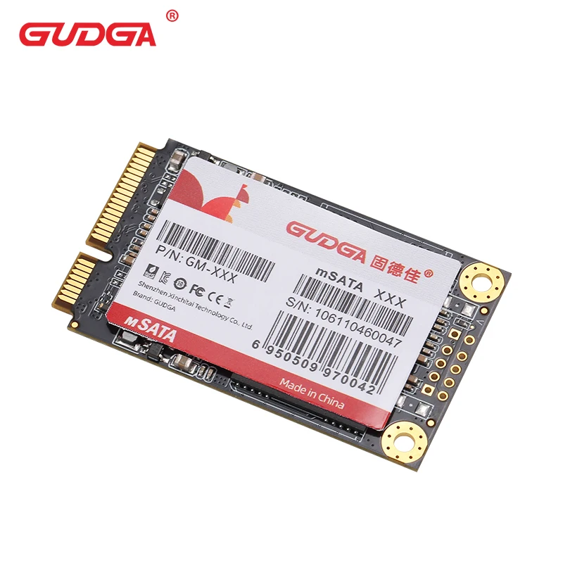 GUDGA MSATA Mini SATA SSD 16 Гб SATAIII Внутренний твердотельный жесткий диск дешевый ssd