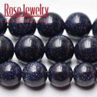 wholesale lots bulk natural blue sandstone round loose beads 15 strand 4 6 8 10 12 mm pick size for jewelry making bracelet diy