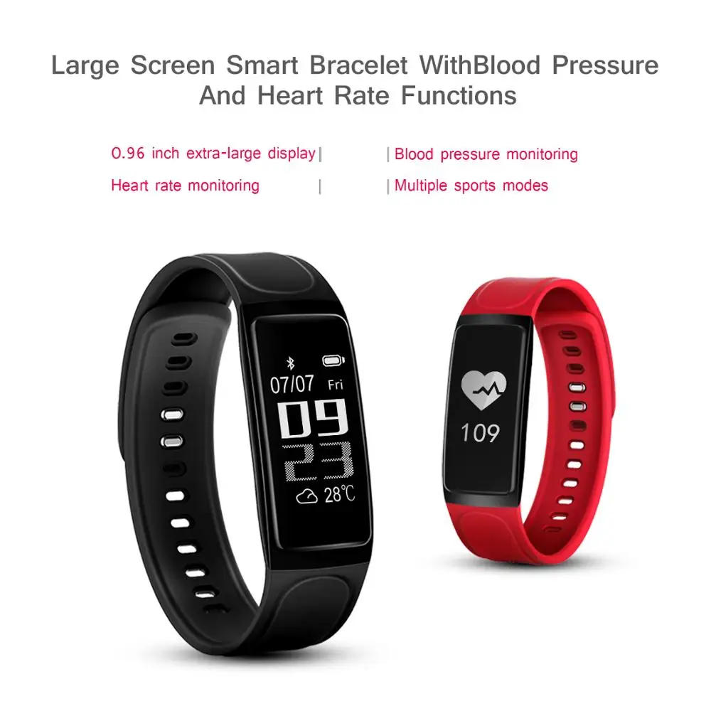 Смарт-браслет с пульсометром тонометром и поддержкой телефона | Электроника