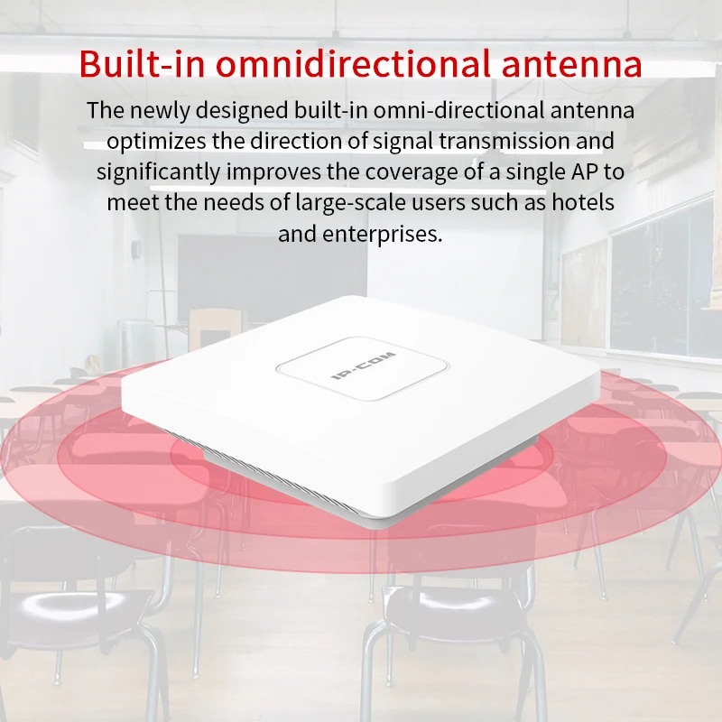 Потолочная беспроводная точка доступа JSMAX JSW64AP 11AC AC1350M на 2 гигабита поддержка PoE |