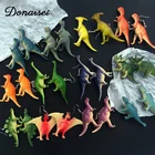 Женские Висячие серьги-подвески Donarsei, висячие серьги с 3D динозавром, ручной работы, подарок