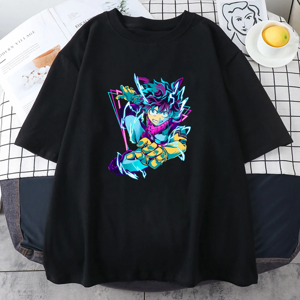 

Hot Sale My Hero Academia Printing Woman Tshirts Fashion Brand Kawaii T Shirt Spring Summer T-shirt Casual Anime Tshirt Women