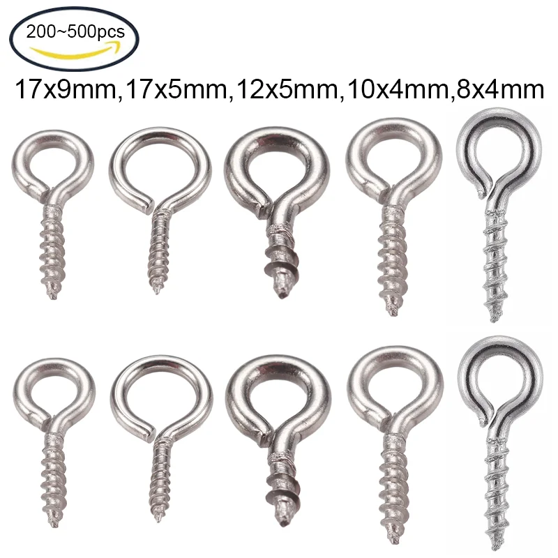 

200 ~ 500 шт. миниатюрные шпильки из нержавеющей стали, шпильки для зажима, 10 мм длинные маленькие шпильки для винтов, крючки для зажимов, винты д...