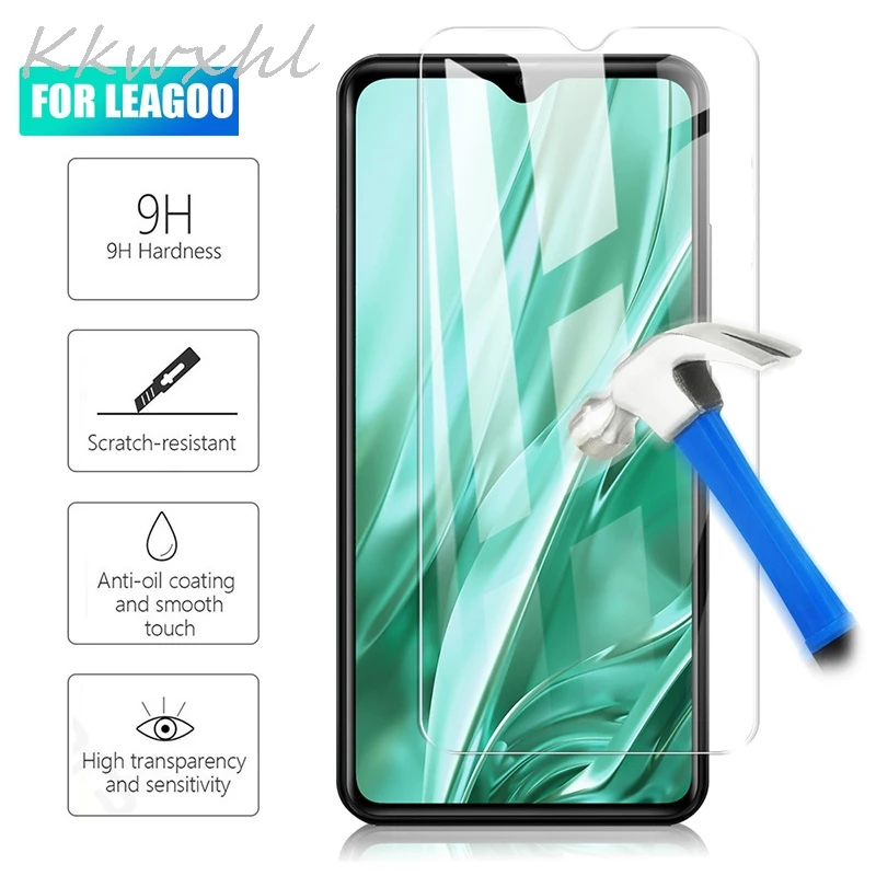 Закаленное стекло 9H для Leagoo M9 Pro M11 M12 M13 S9 S11 KIICAA MIX Power 2 шт. защитная пленка