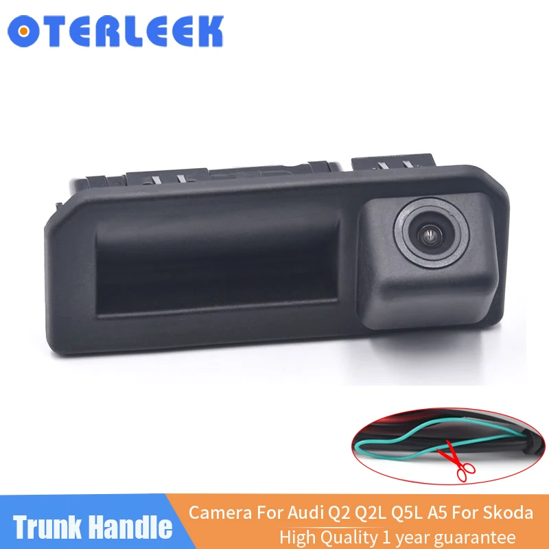 HD handle Switch Car Rear View Camera For Audi Q2 Q2L Q5L A5 For Skoda rapid 2020 2021 KODIAQ For Polo For Skoda Rapid FL 2018