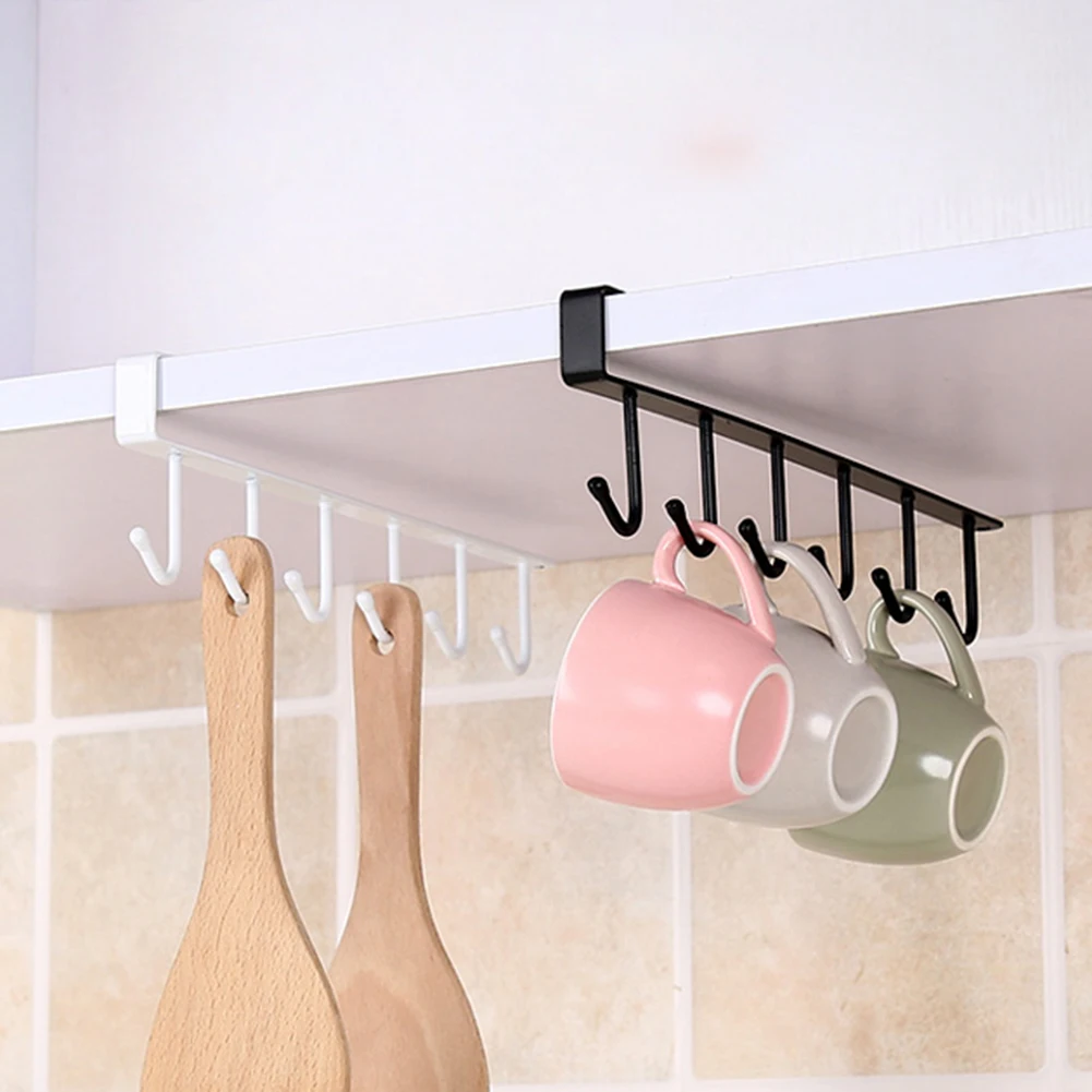 Многофункциональный металлический крюк держатель для чашки полка крючки кружек