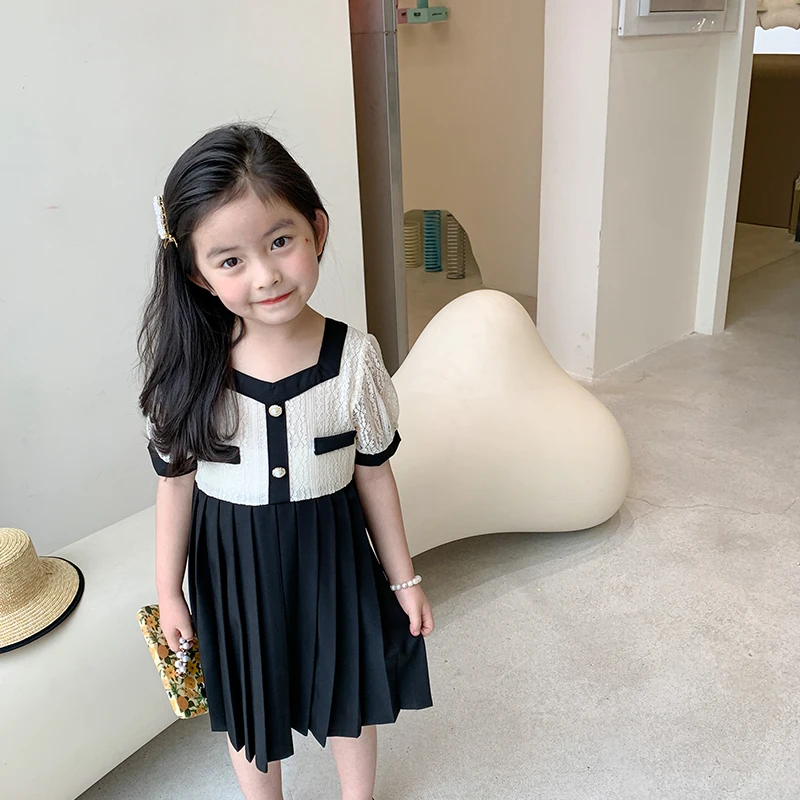

XQMK00044 black lace skirt
