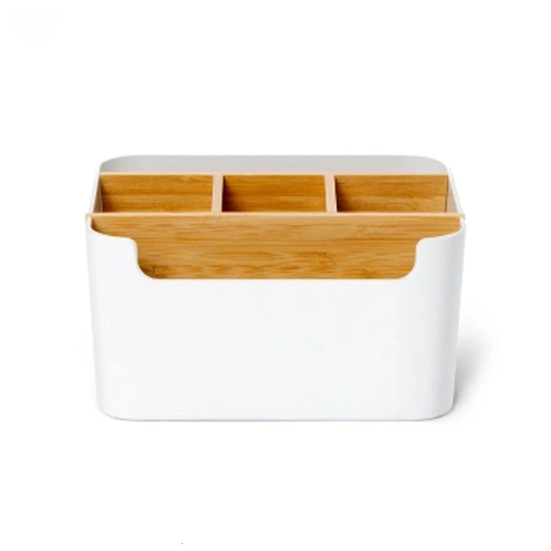 xiaomi youpin Bamboo Fibre съемный Органайзер коробка Sub-grid дизайн косметический ящик для хранения Портативный чехол для ванной комнаты