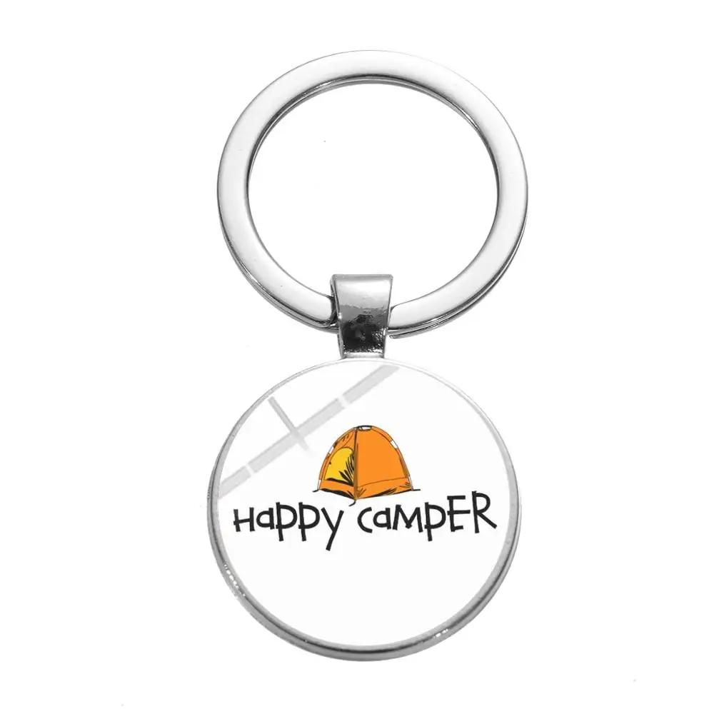 Счастливый брелок для ключей в тематике кемпера забавный мобильный дорожный