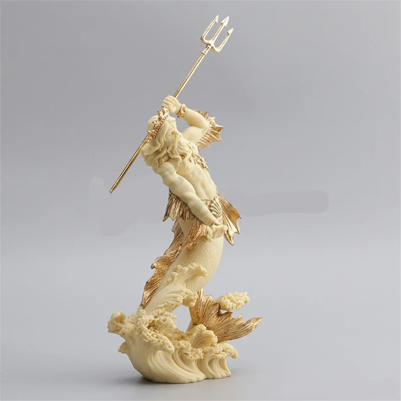 Древняя греческая мифология статуя Нептуна Poseidon из смолы для творчества и