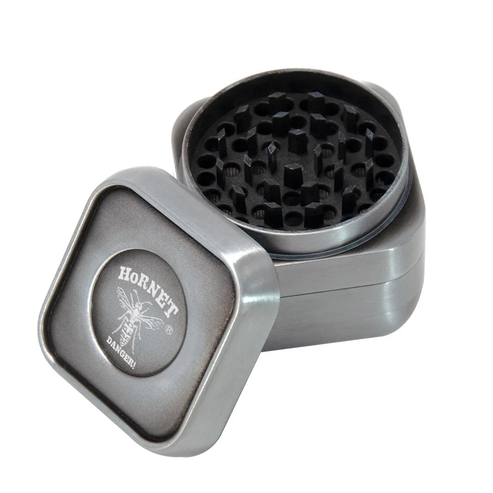 

Точильщик HORNET Tobacco 63 мм 4 шт с травяной измельчитель контейнер для хранения металлическая мельница для специй дробилка