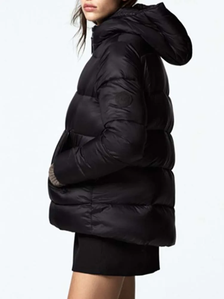 Женская свободная куртка ZA повседневная хлопковая с длинным рукавом карманами