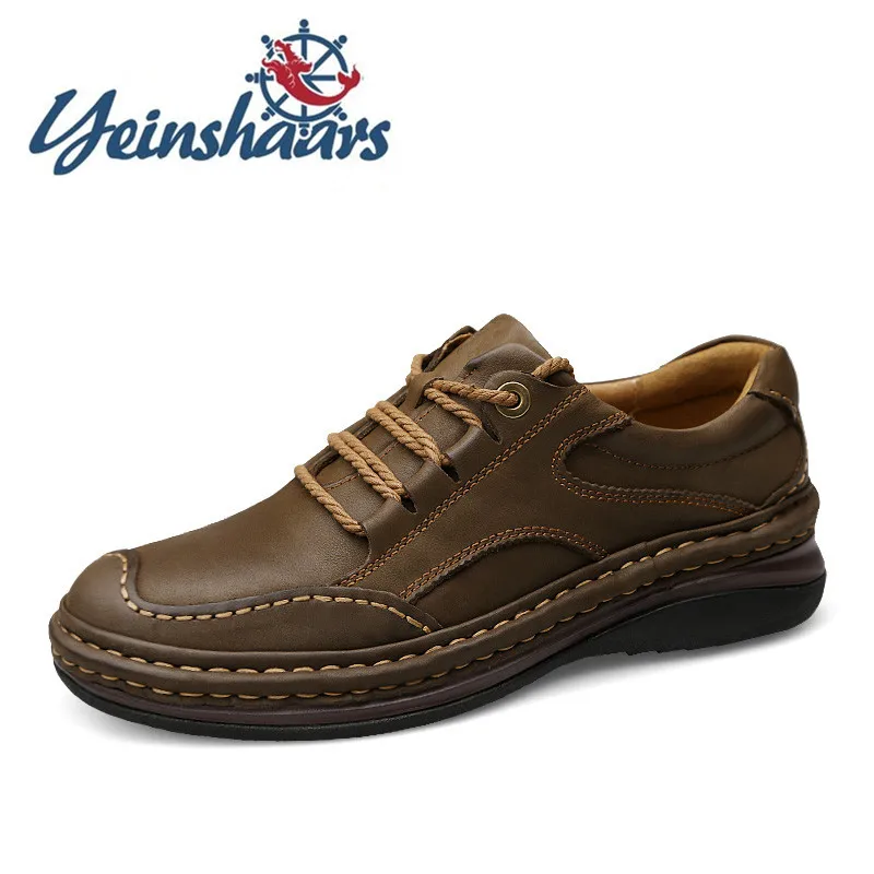 Туфли мужские из натуральной кожи матовые повседневные роскошные брендовые