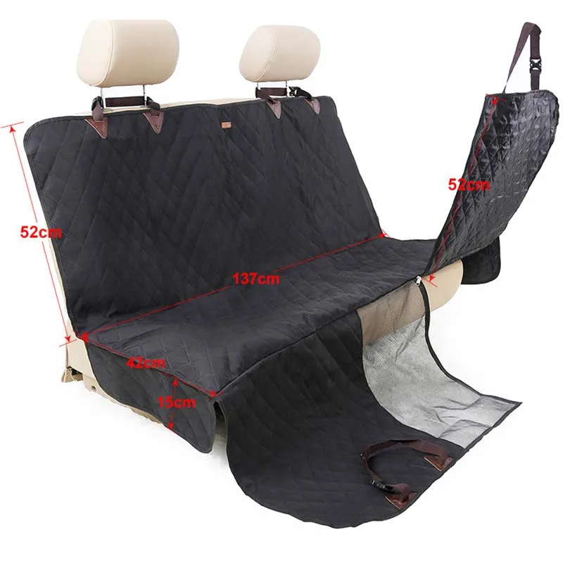 Чехол для на автомобильное сиденье перевозки собак вид сетки водонепроницаемый