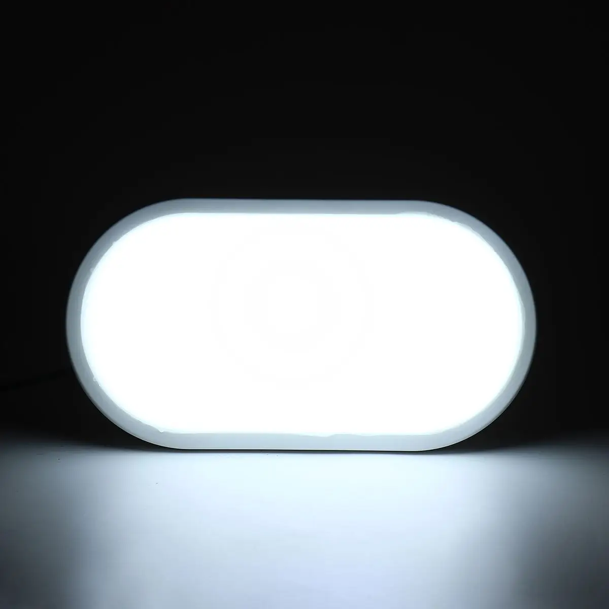 15W/25W Waterproof Solar Panel LED Ceiling Lamp Remote Control Soft Light Effect Oval Bulb Garage Lights Bedroom | Лампы и освещение