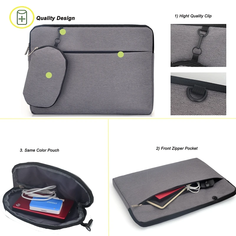 Тонкая водонепроницаемая сумка для ноутбука Macbook Air 13 Чехол 11,13, 14, 15,6 дюймов чехол для ноутбука Macbook Pro 15 чехол для Xiaomi lenovo