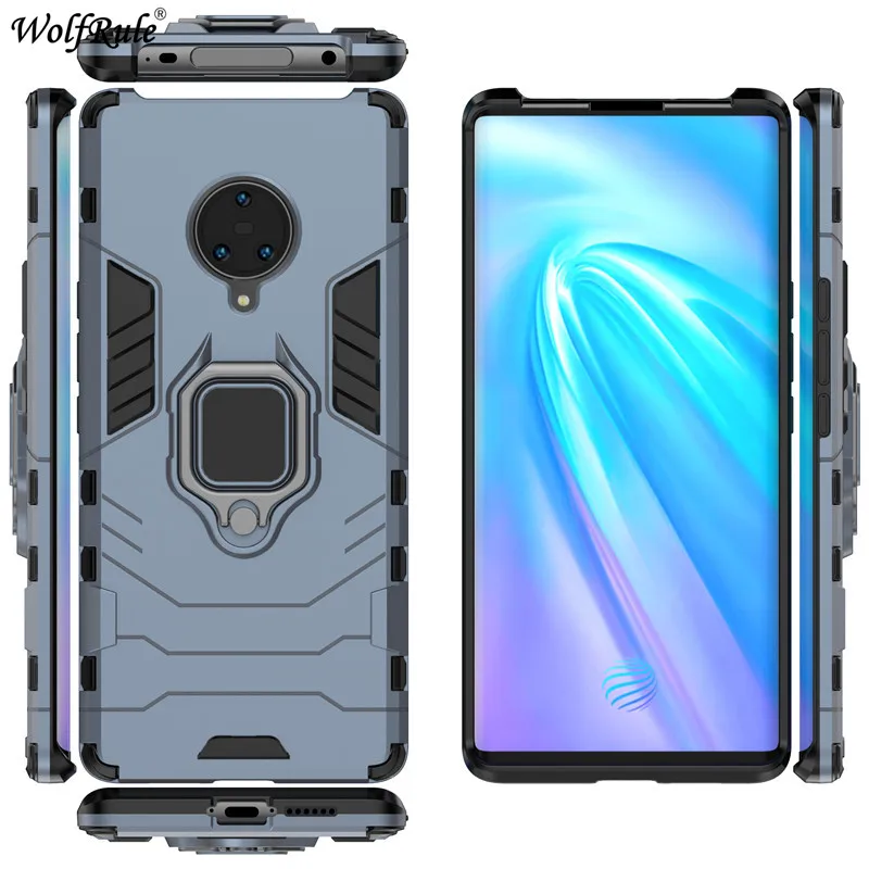 ДЛЯ ViVo Nex 3 чехол бампер кольцо держатель Броня Защитная твердая задняя крышка для