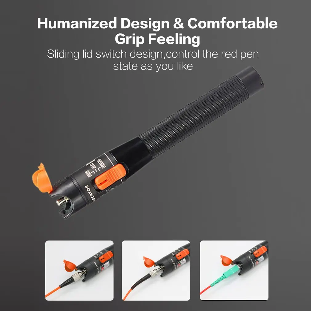 Портативный волоконно оптический визуальный дефектоскоп красный лазерный