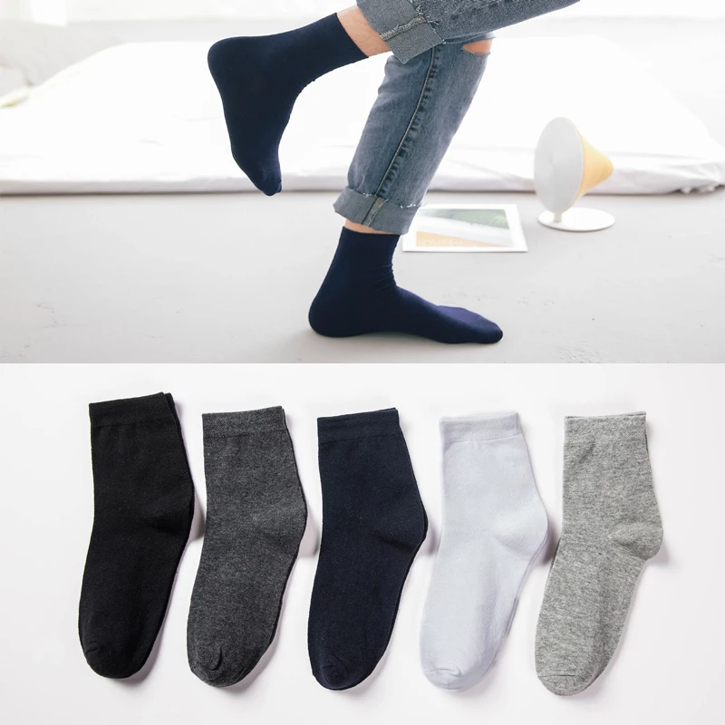 

High-quality Cotton Men's Socks Long Winter Warm Crew Socks Casual Business Socks for Male Socks Unisex Colorful Meias
