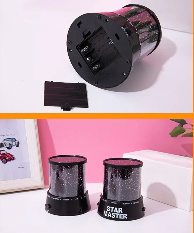 

Galaxy Projector Starry Sky Rotating LED Night Light Children Bedroom Star Night Lights Moon Light Kids Gift Lamp