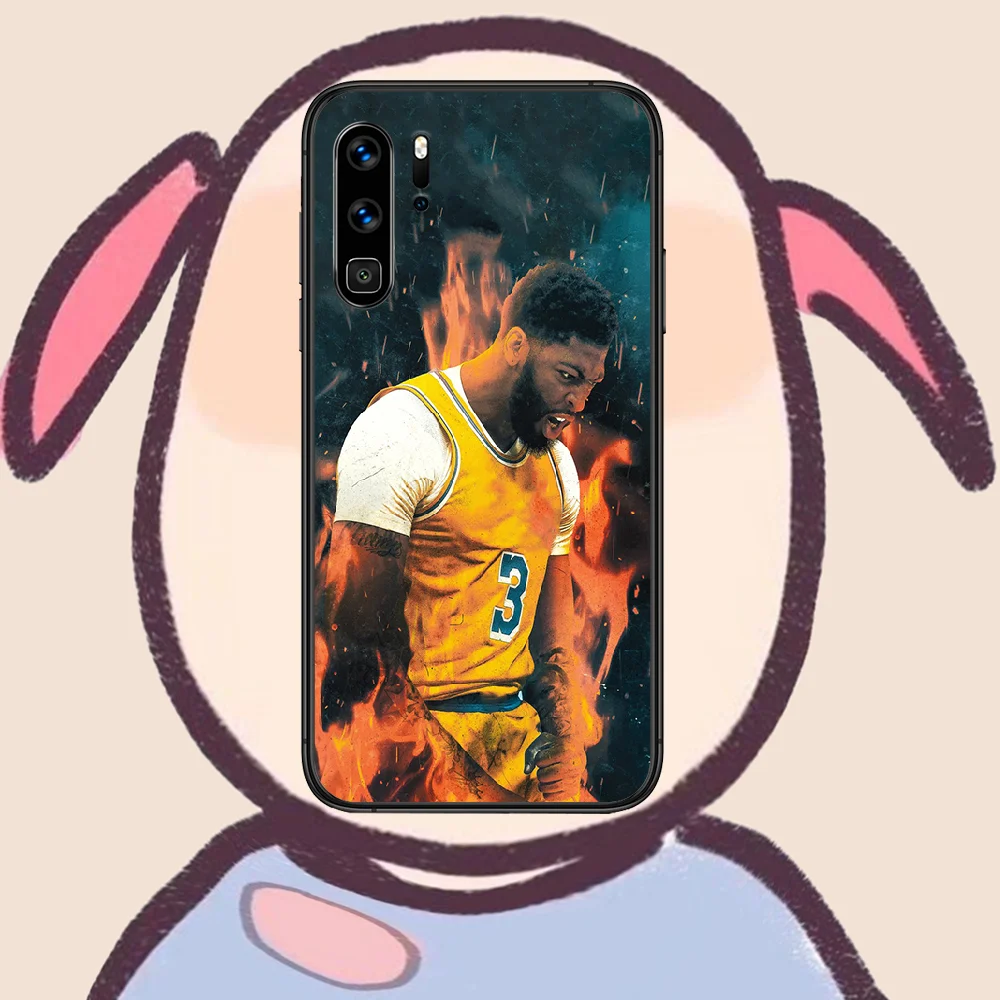 

Anthony Davis Phone Case For Huawei P Mate 10 20 30 40 Lite Pro smart Z 2019 nova 5t black Back 3D Bumper Pretty Cover Tpu Cell