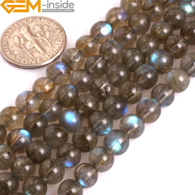 

AAA Grade Genuine Blue Rainbow Labradorite Precious Stone Beads Natural Stone Bead DIY For Jewelry Making Wholesale Strand 15"