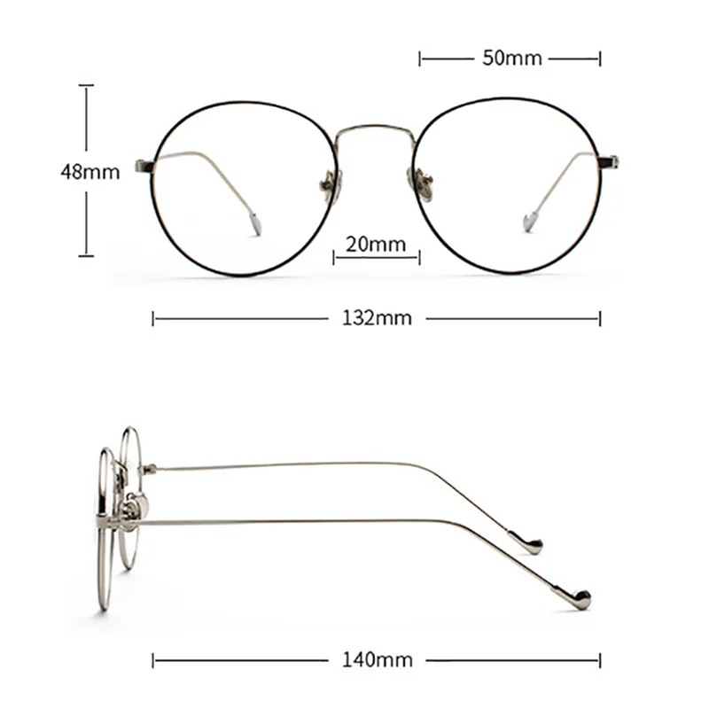 Женские и мужские компьютерные очки SHAUNA классические круглые с защитой от синего