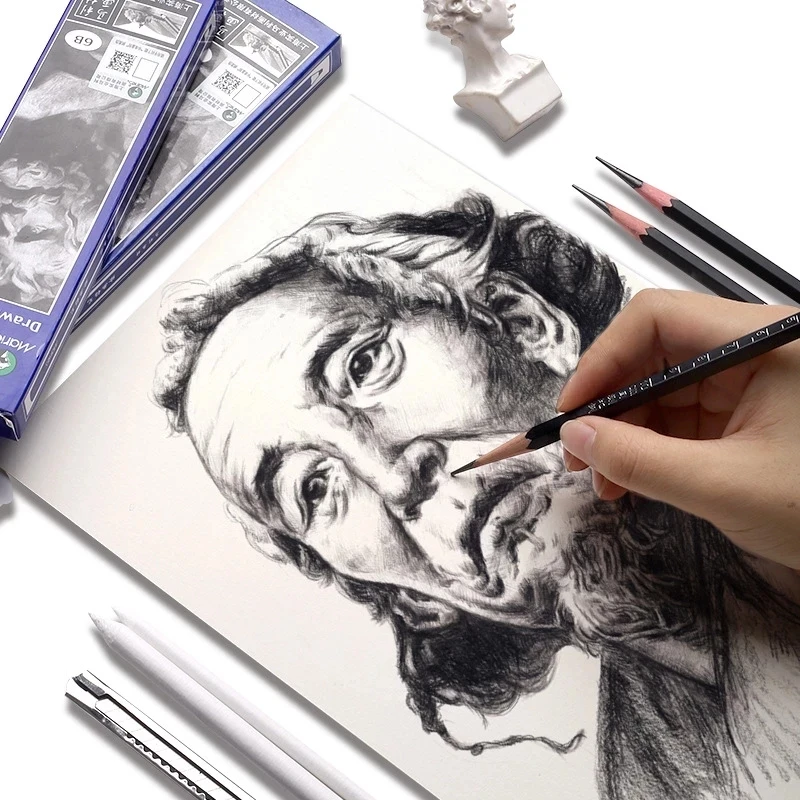 

46PCS/SET Color Sketch Pencil Set Outdoor Art Sketch Full Series Professional Set Special Stationery for Learning Drawing