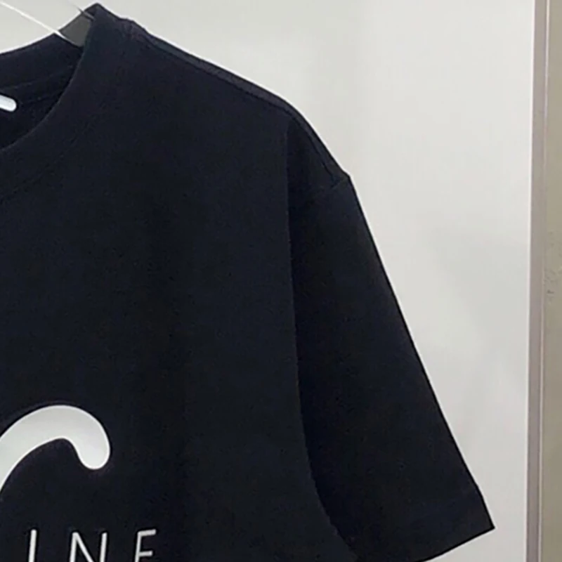 

Aich Relief Letter Graphic Tees Women Summer Short Sleeve O Neck Cotton Logo T-Shirt Casual Cozy Tshirts Good Quality Tops 2021