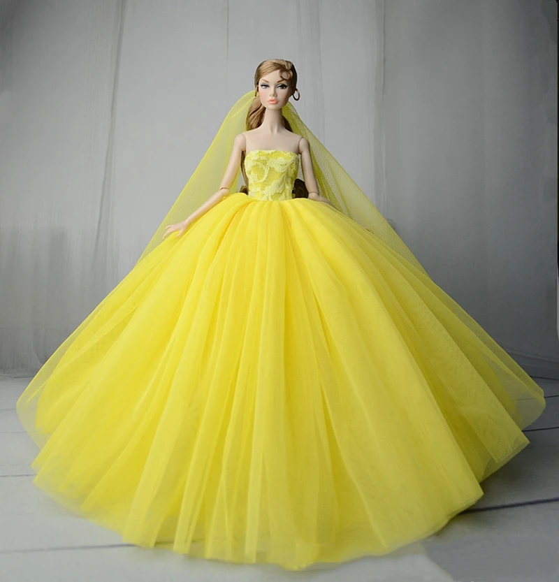 1/6 BJD Кукла одежда свадебное платье торжественное Красочное платье Игрушки для девочек SD игрушки для детей куклы ручной работы аксессуары BJD одежда - Цвет: ZJF163-07