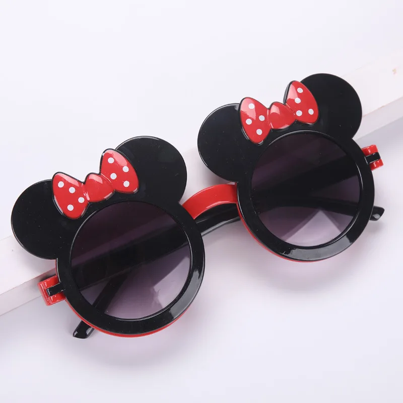 Gafas de sol de dibujos animados para ni&ntilde;os, bonitas gafas de Minne a prueba de rayos ultravioleta, espejo sombreado, regalos para ni&ntilde;os-4