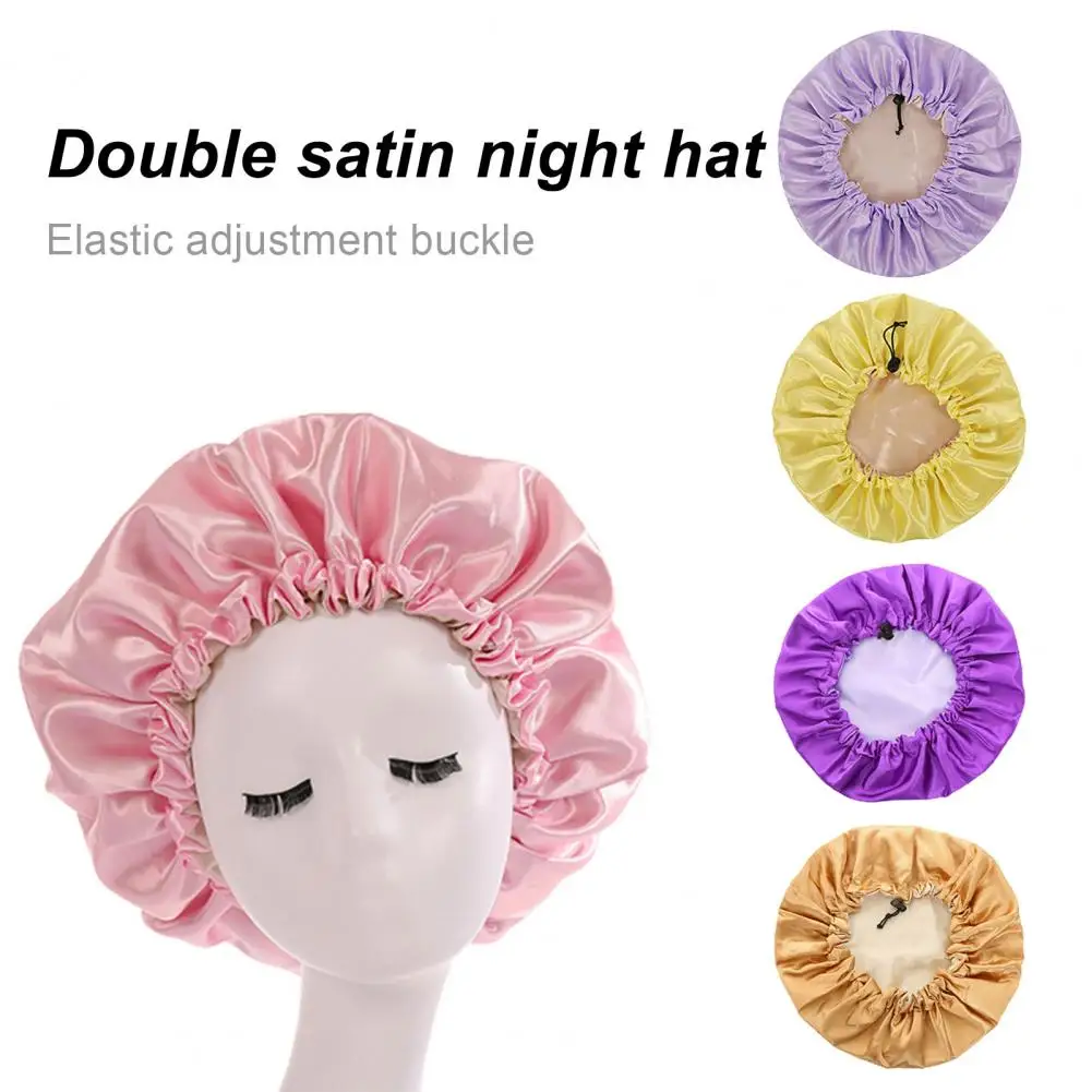 

Ele-choices Hand Washable Reversible for Girls Sleep Cap Hand Washable Reversible for Women Daily Home Use