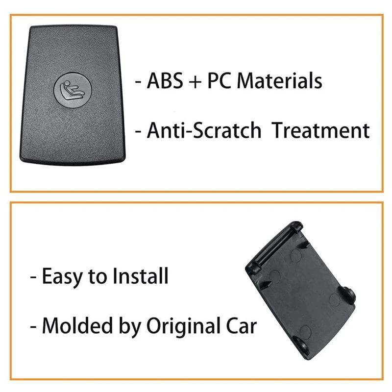 

2X for -BMW F20 F30 F31 E84 E87 3-Series Rear Child Seat Anchor ISOFIX Cover 52207319686