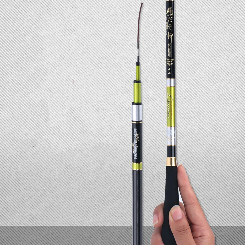 2.7M 3.6M 3.9M 4.5M 4.8M 5.4M 6.3M Taiwan Fishing Rod Carbon Fiber Telescopic Wedkarstwo Olta Hand Pole Fishing Sticks De Pesca enlarge