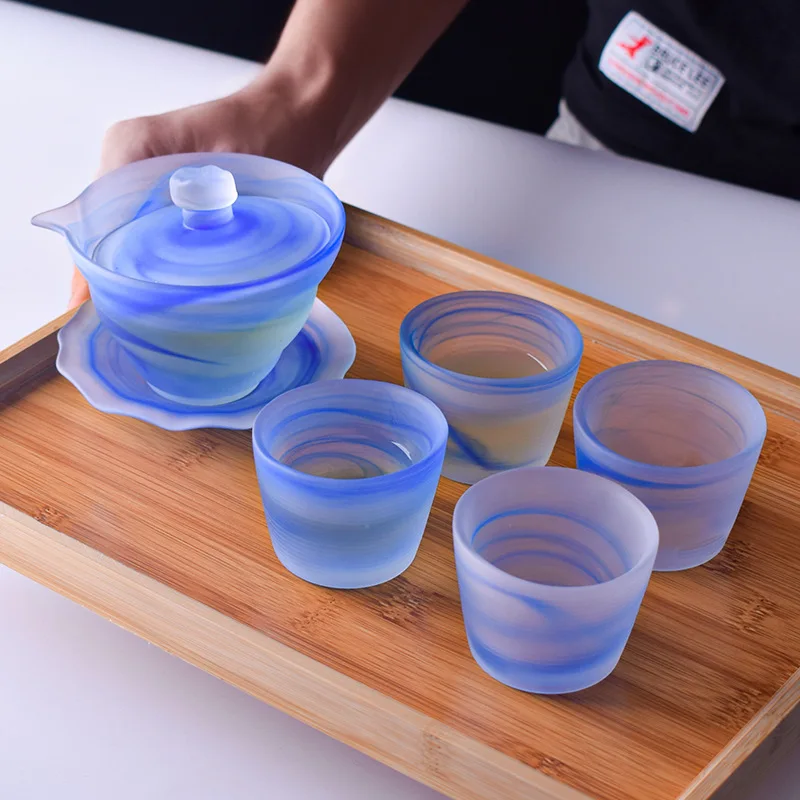 Креативный матовый чайный набор домашняя крышка Мужская чаша для чая чайная