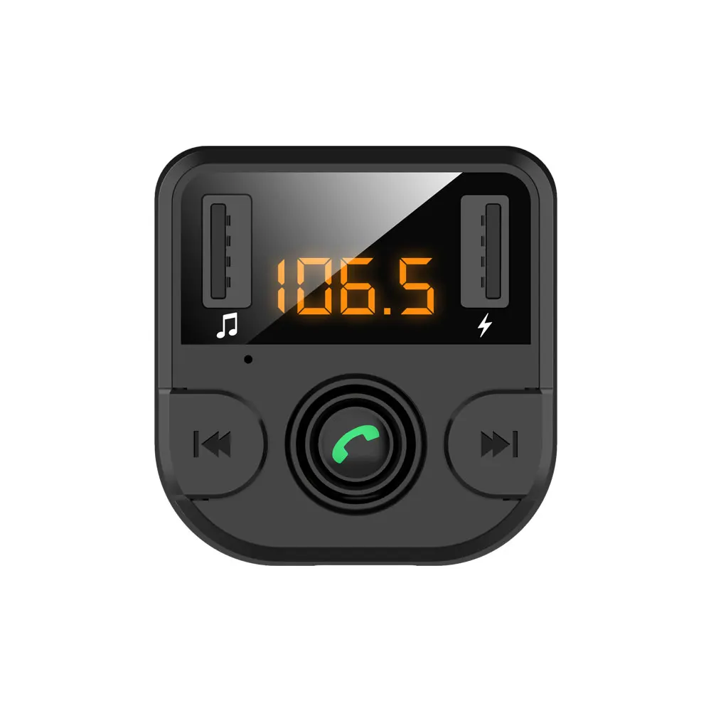 KISSCASE, Автомобильный mp3 плеер, громкая связь, беспроводной Bluetooth комплект, fm-передатчик, ЖК-дисплей, автомобильное USB зарядное устройство, FM модулятор, автомобильные аксессуары