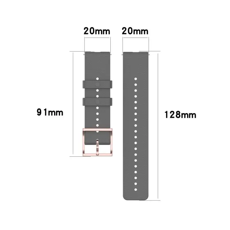 

20mm Dot Pattern Silicone Replacement Strap For POLAR Unite Smart Bracelet Lightweight Belt Smart Watch Accessory