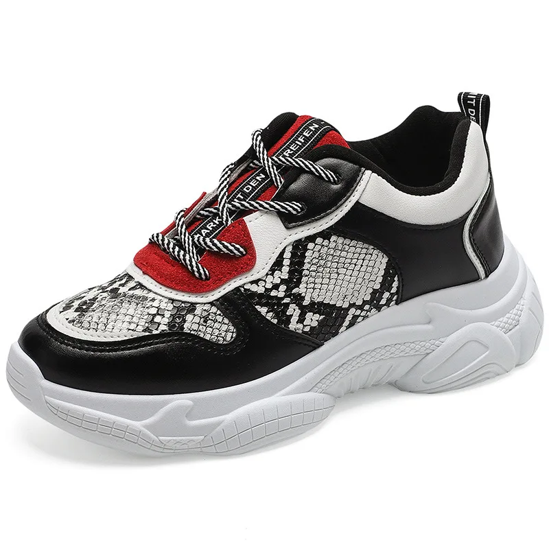 

DEEZLA Fashion black Sneakers Women Mesh Breathable Casual Shoes Ladies soft PU Platform Sports Shoes Woman Spring Autumn New