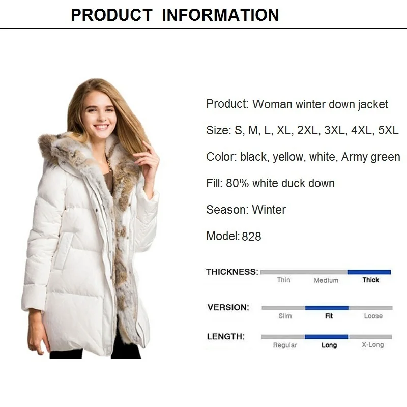 Новинка 2019 зимние женские пуховики модная Женская Толстая теплая парка с большим