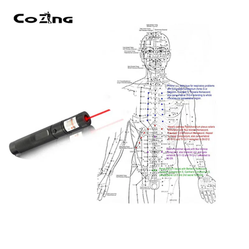 

COZING Новый LLLT холодная лазерная терапия физиотерапия устройство лазерная ручка для иглоукалывания домашнего использования