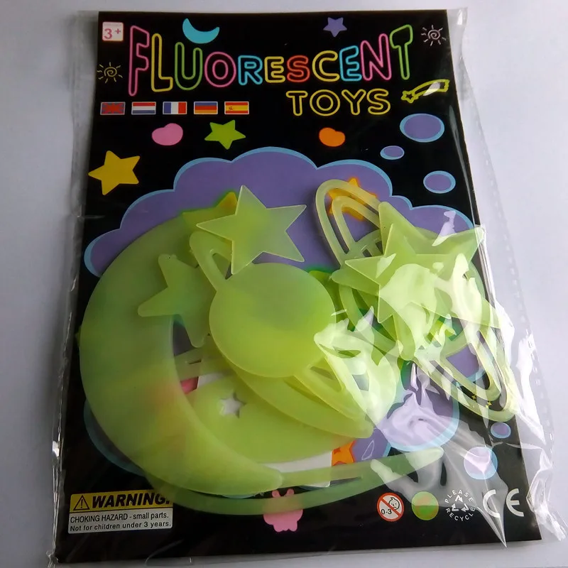 Флуоресцентная светится в темноте на стене наклейки для детской комнаты