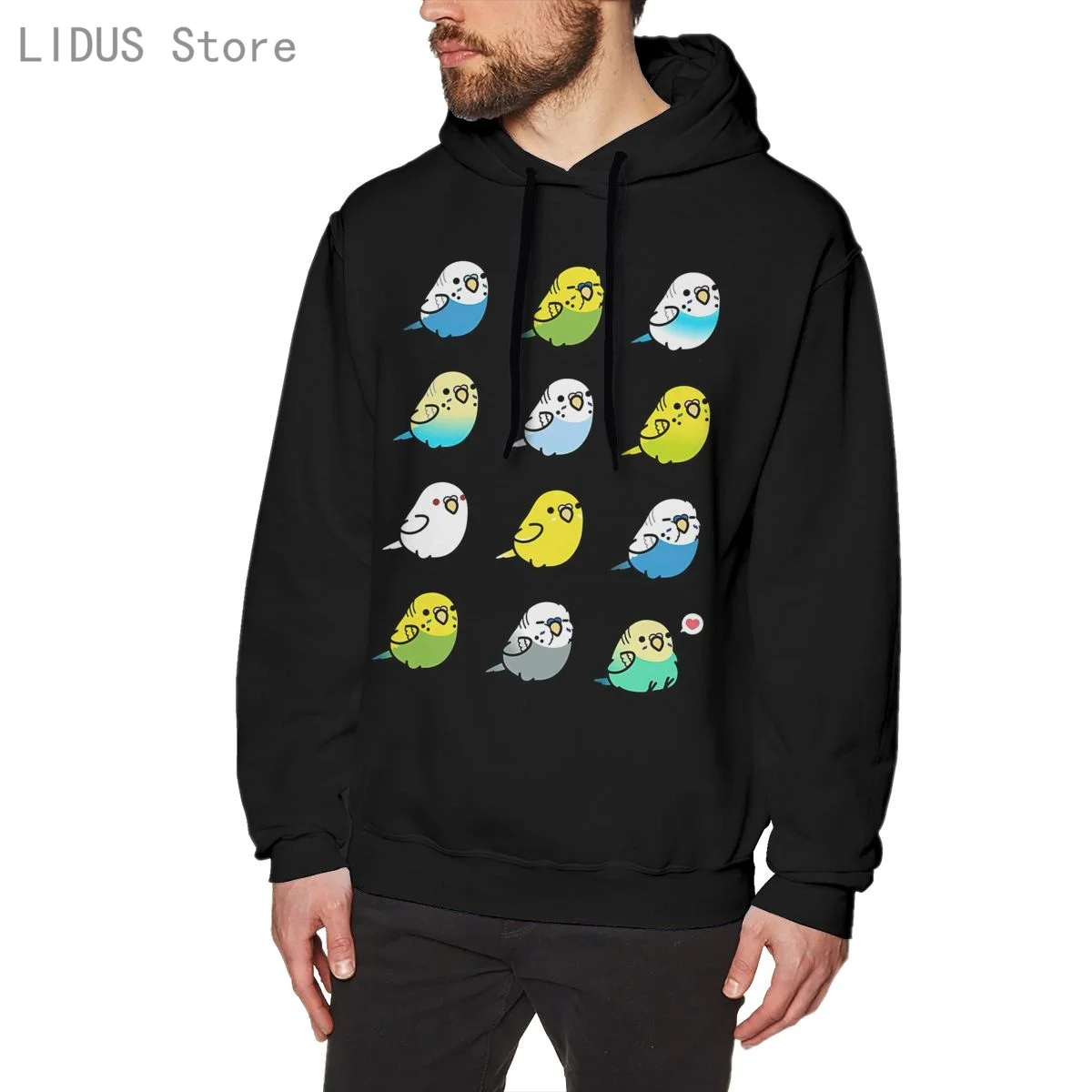 

Chubby Budgies Hoodie Sweatshirts Harajuku Creativity Streetwear Hoodies