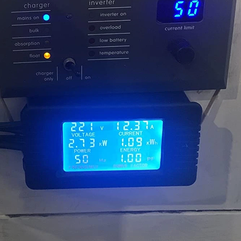 

AC 80V~260V 100A Digital PZEM-022 Voltage Current Meter Watt Kwh Power Energy Voltmeter Ammeterith Display Screen Closed Type