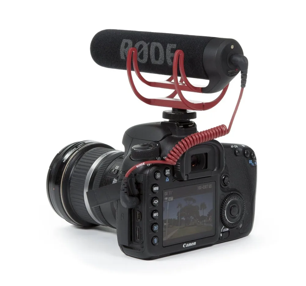 Микрофон для камеры RODE Go дробовик Canon Nikon SLR микрофон VideoMic видеомикрофон |