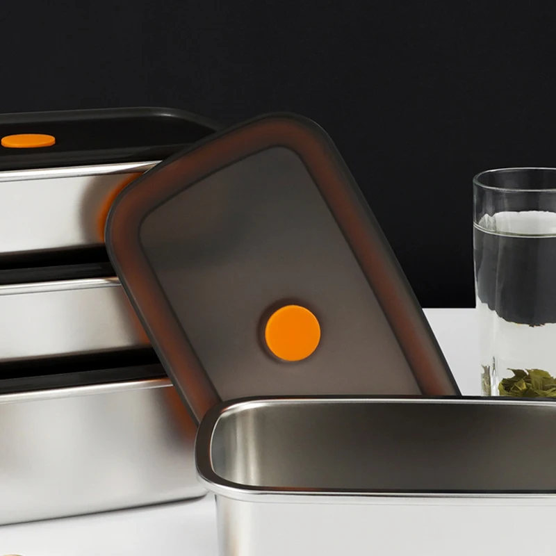 

304 Stainless Foodsaver Fresh Food Vacuum Storage Container Insulated Lunch Bag Fresh-keeping Box